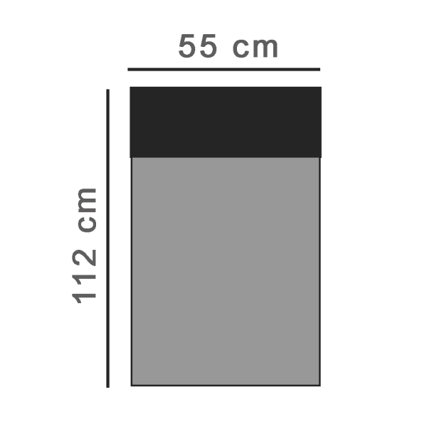 BAZALT | jednosed | 55 cm | bez funkce | VÝBĚR TKANIN a KŮŽÍ