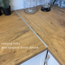 LINEA s | horní skříňka G80 s policí | 80 cm | bílá/šedá mat