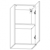 LANGEN ap | horní skříňka G40G | push open | UNI provedení | artisan