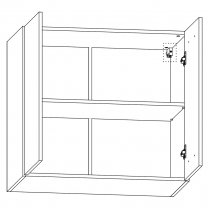 LANGEN ap | horní skříňka G80G | push open | artisan