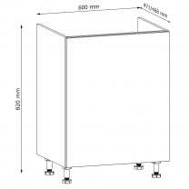 Kuchyňská linka LANGEN au | 240 cm | S ÚCHYTY | artisan