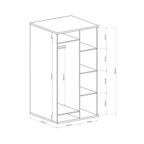 CALI | šatní skříňky C-1 | artisan