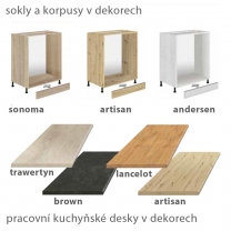 Kuchyňská linka GLAMOUR m | 260 cm | modrá mat