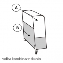 Sedací souprava ULISES L | 179x250 | nerozkládací | vysoká kvalita | VÝBĚR TKANIN