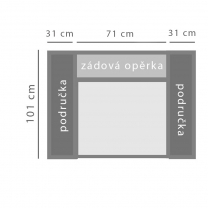 Sedací sestava BOLZANO 2+2+1 | rozkládací + úložný prostor | VÝBĚR TKANIN