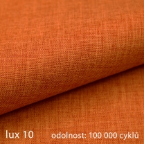 Sedací souprava SLIM Lux XL | 180x238 | LEVÁ | rozkládací + úložný prostor | 10 oranžová