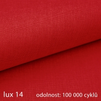 Sedací souprava SLIM Lux XL | 238x180 | PRAVÁ | rozkládací + úložný prostor | 14 červená