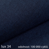 Sedací souprava SLIM Lux XL | 238x180 | PRAVÁ | rozkládací + úložný prostor | 34 námořnická modrá