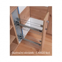 Kuchyňská linka ARONA | 340x325x205 cm | PREMIUM BOX zásuvky | UNI dvířka | černá/kašmír