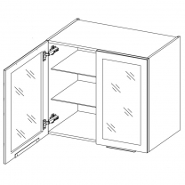 Kuchyňská linka ARONA | 340x325x205 cm | PREMIUM BOX zásuvky | UNI dvířka | černá/kašmír