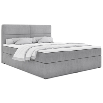 Kontinentální postel dvoulůžko BOXSPRING ABBA + topper v ceně | 140x200 | VÝBĚR TKANIN