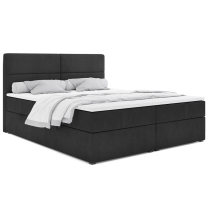 Kontinentální postel dvoulůžko BOXSPRING ABBA + topper v ceně | 140x200 | VÝBĚR TKANIN