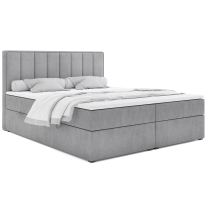 Kontinentální postel dvoulůžko BOXSPRING MELLOW + topper v ceně | 140x200 | VÝBĚR TKANIN