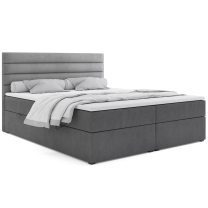 Kontinentální postel dvoulůžko BOXSPRING MONA + topper v ceně | 140x200 | VÝBĚR TKANIN