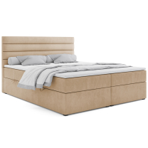 Kontinentální postel dvoulůžko BOXSPRING MONA + topper v ceně | 180x200 | VÝBĚR TKANIN