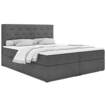 Kontinentální postel dvoulůžko BOXSPRING PARMA + topper v ceně | 140x200 | VÝBĚR TKANIN