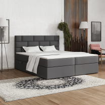 Kontinentální postel dvoulůžko BOXSPRING SUN + topper v ceně | 140x200 | VÝBĚR TKANIN