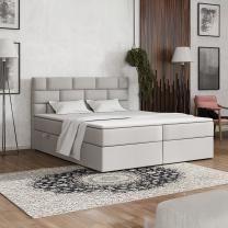 Kontinentální postel dvoulůžko BOXSPRING SUN + topper v ceně | 140x200 | VÝBĚR TKANIN