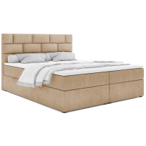 Kontinentální postel dvoulůžko BOXSPRING SUN + topper v ceně | 180x200 | VÝBĚR TKANIN