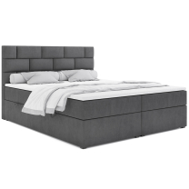 Kontinentální postel dvoulůžko BOXSPRING SUN + topper v ceně | 200x200 | VÝBĚR TKANIN